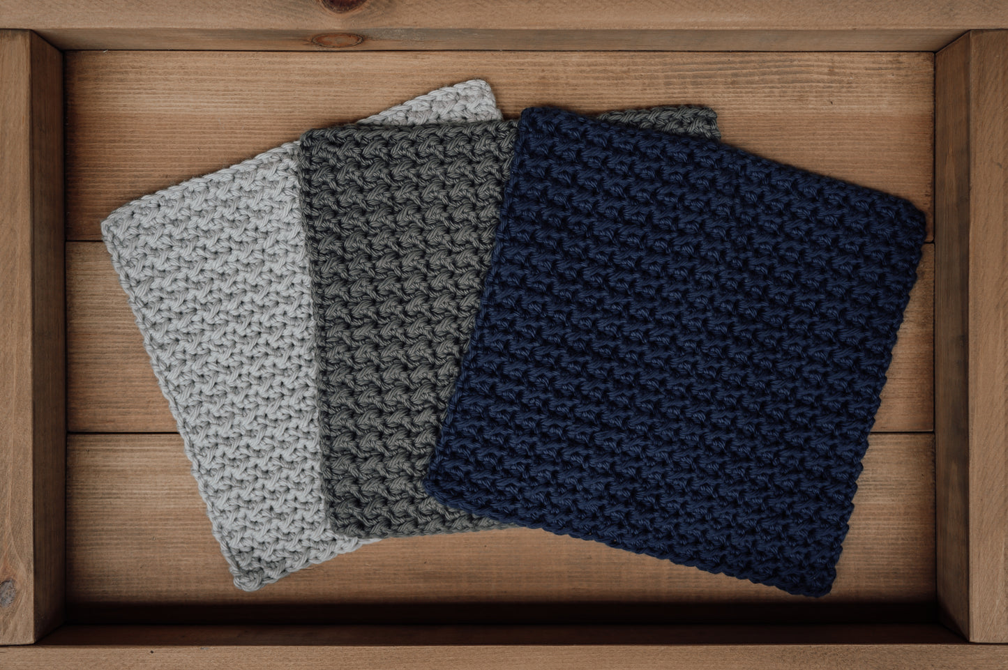 Handmade Dish Towel - Denim