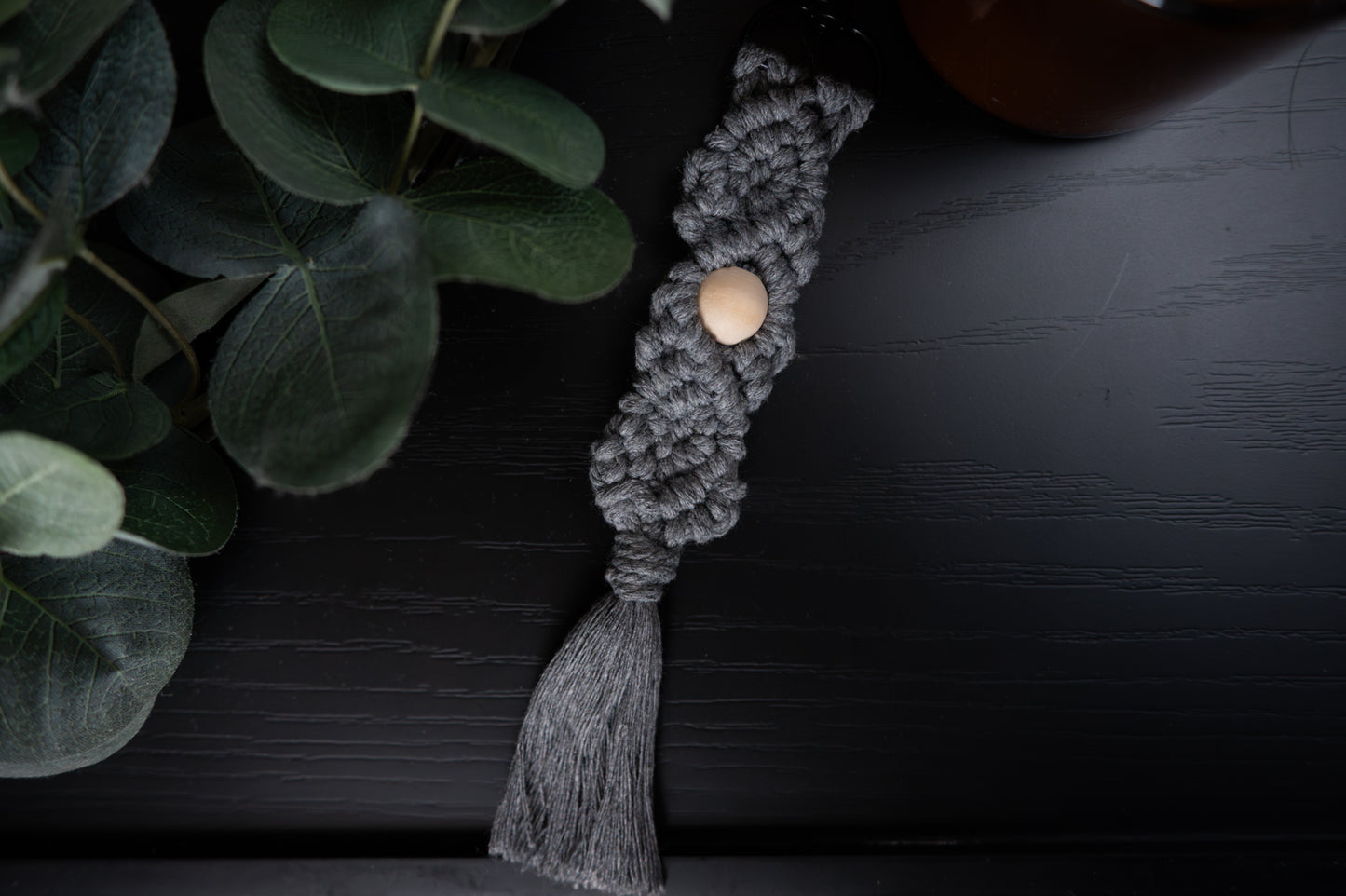 boho-grey-macrame-keychain