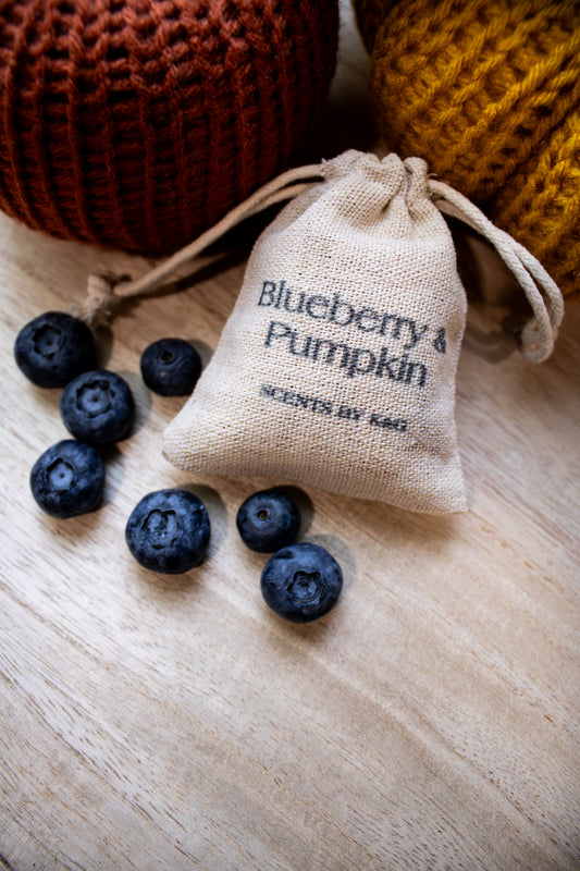 Blueberry & Pumpkin scented sachet