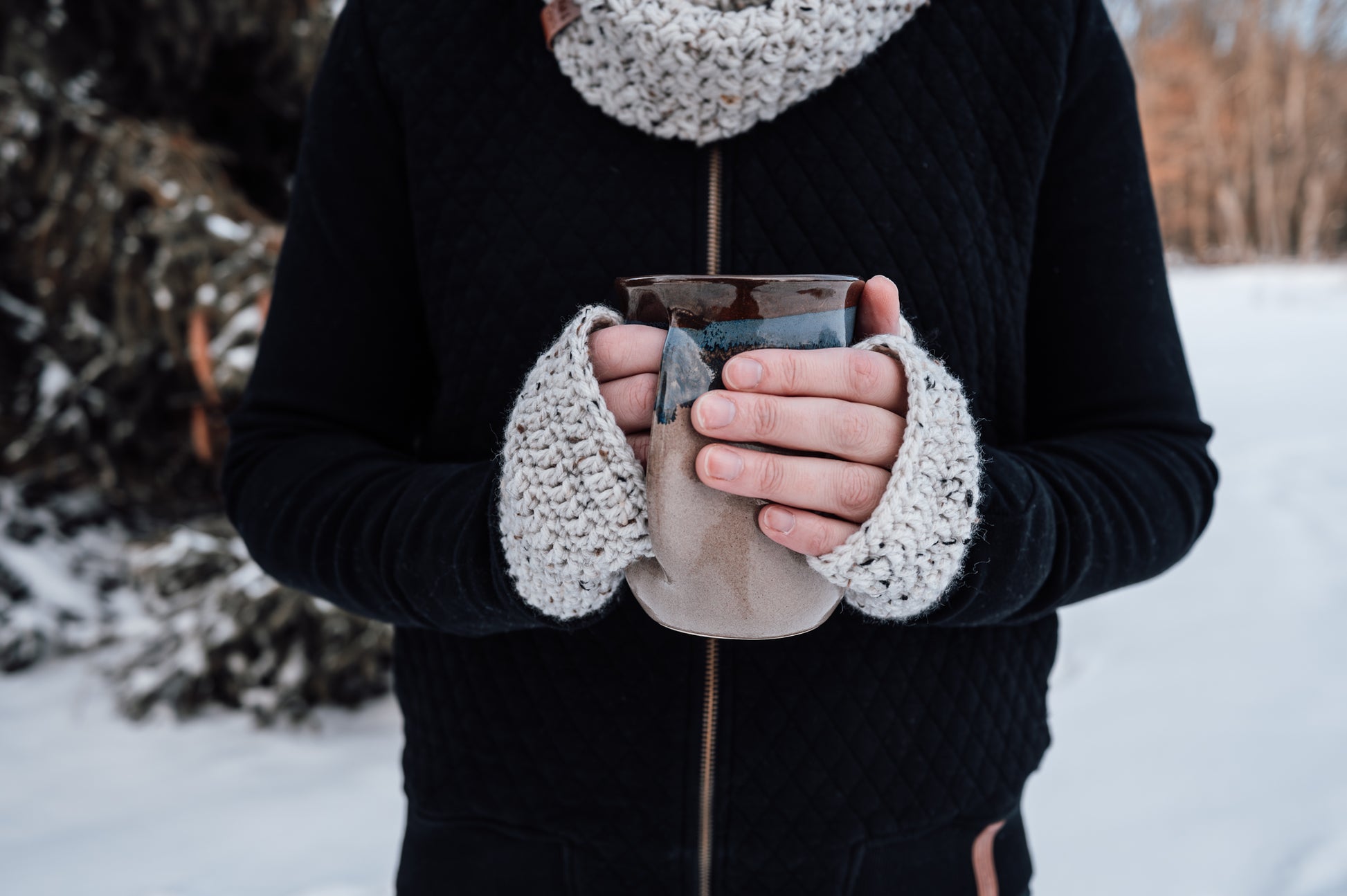 ivory-crocheted-fingerless-gloves