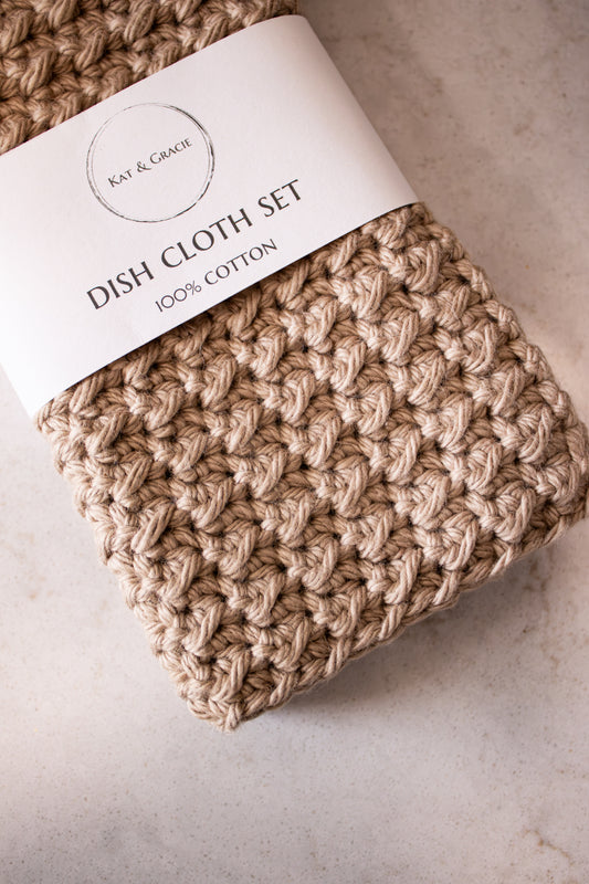 Crocheted Dish Cloth Sets (of 2)