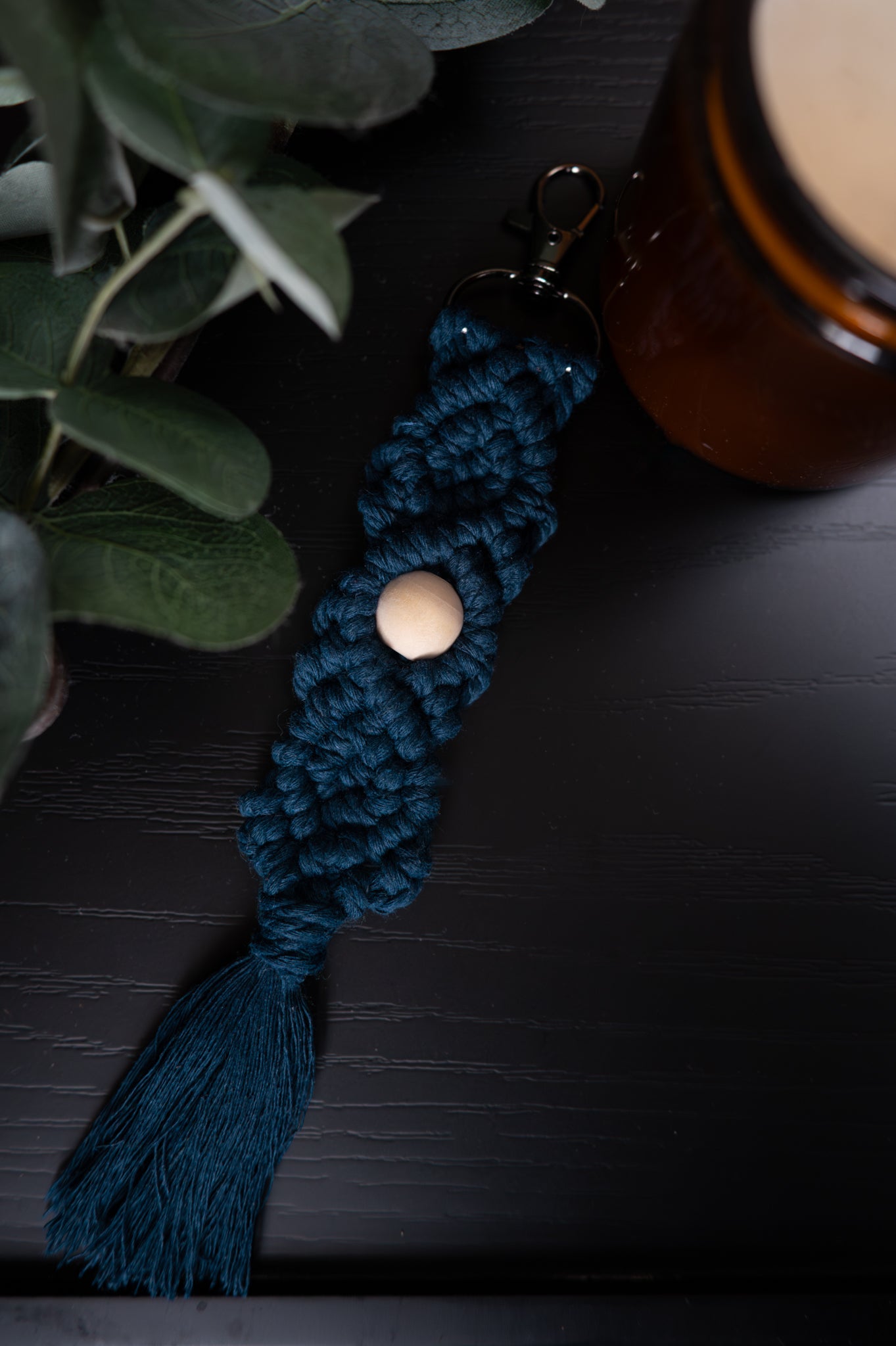 navy-blue-boho-keychain