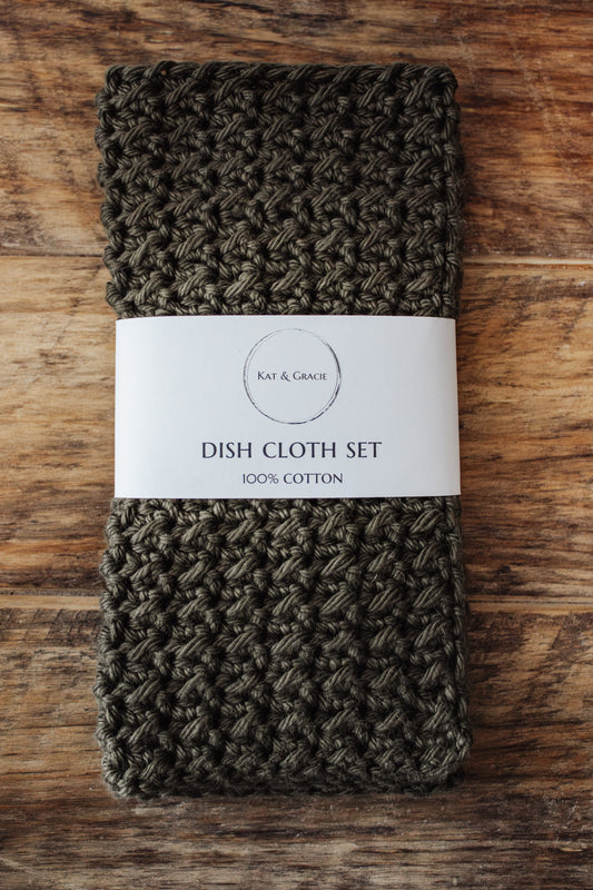 Crocheted Dish Cloth Sets (of 2)