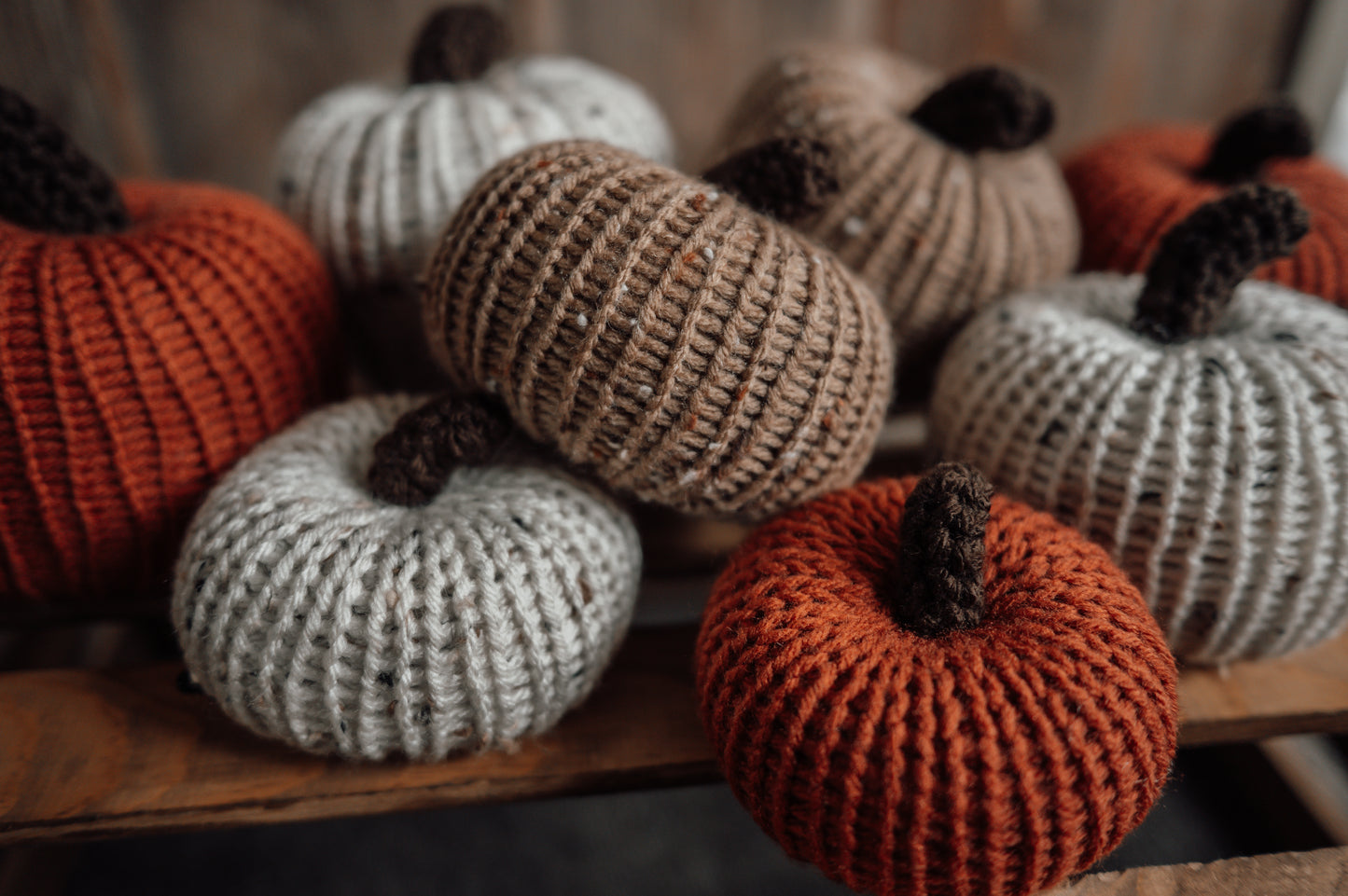 mini-knit-pumpkins