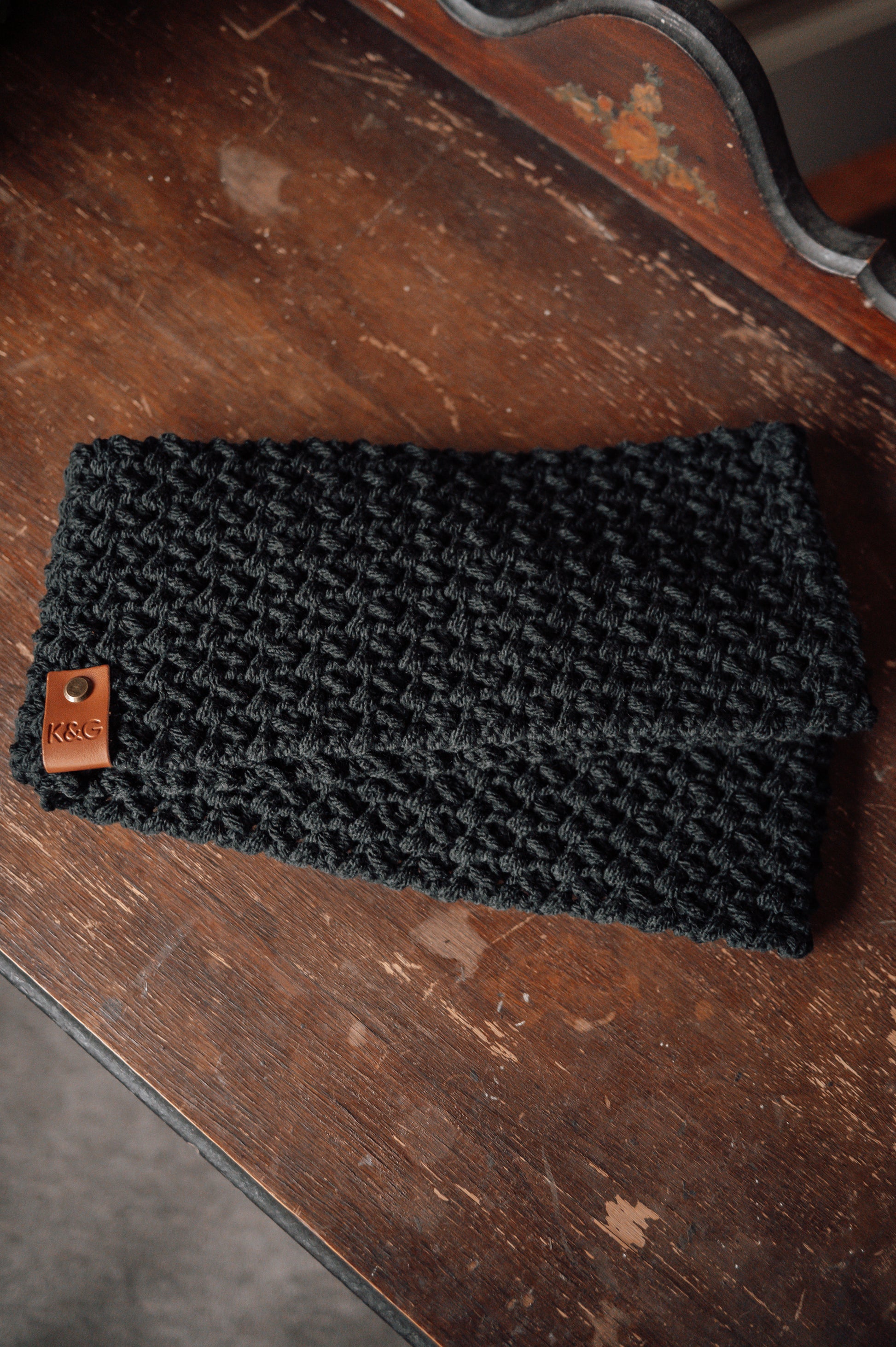 black-crocheted-infinity-cowl